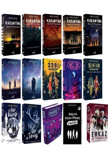 İndigo Kitap Beyza Alkoç Tüm Kitapları Muhteşem Set 15 Kitap Bdrkitap Enkaz Altındakiler