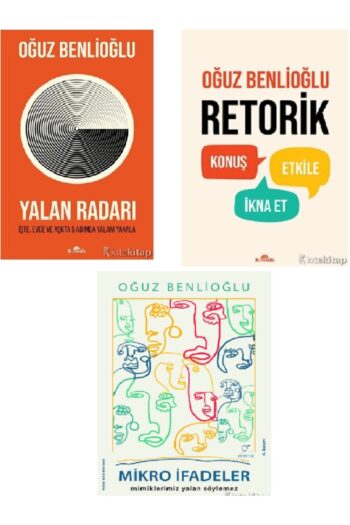 Kronik Kitap Retorik-Mikro İfadeler-Yalan Radarı-Oğuz Benlioğlu 3 KİTAP SET ( ÜCRETSİZ KARGO )