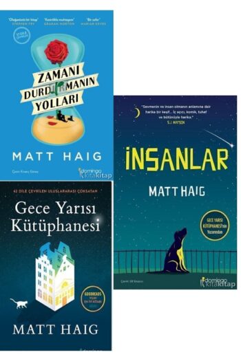 ÖZ KİTAP Gece Yarısı Kütüphanesi - Insanlar - Zamanı Durdurmanın Yolları - Matt Haig 3 Kitap Set