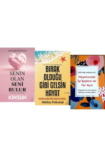 Destek Yayınları Senin Olan Seni Bulur + Bırak Olduğu Gibi Gelsin Hayat + Müthiş Psikoloji Defter Hediyeli Set