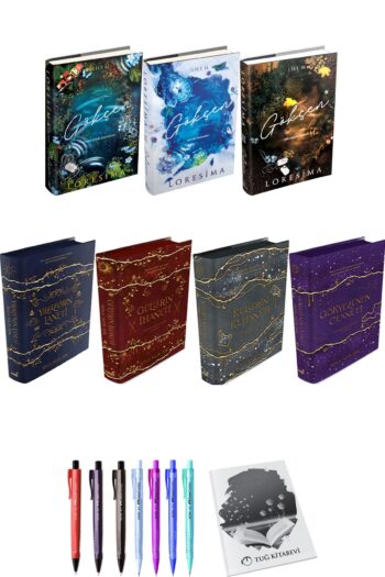 İndigo Kitap Gökçen 3lü Ciltli ve Yıldızların Laneti Güllerin İhaneti Küllerin Kehaneti Gökyüzünün Cenneti Ciltli