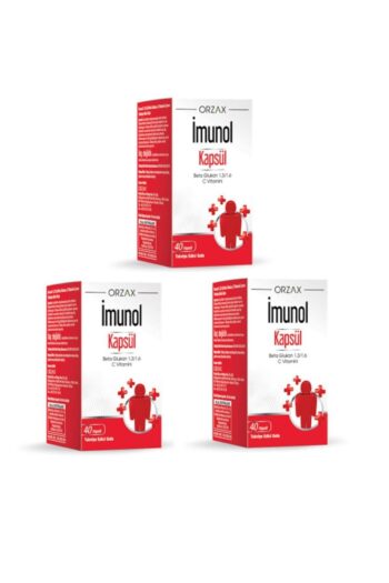 İMUNOL Ocean Beta Glukan 1,3/1,6 Ve C Vitamini Içeren Imunol 40 Kapsül*3 Adet