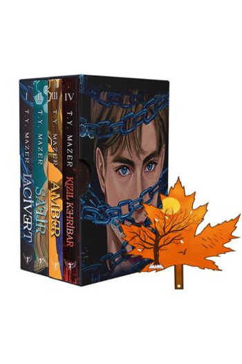 Artemis Yayınları Lacivert Serisi Kutulu Set - T. Y. Mazer - kızıl kehribar - amber - safir - tescilli kitap ayracı