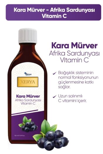 Xerya Sambucus Nigra - Karamürver Afrika Sardunyası Vitamin C Çinko Içeren Takviye