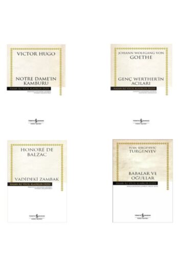 Türkiye İş Bankası Kültür Yayınları Notre Dame'ın Kamburu - Genç Werther'in Acıları - Babalar Ve Oğullar - Vadideki Zambak