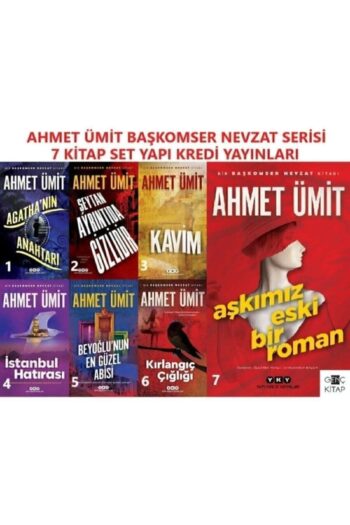 Yapı Kredi Yayınları Ahmet Ümit Başkomser Nevzat Serisi 7 Kitap Set Aşkımız Eski Bir Roman Beyoğlu'nun En Güzel Abisi