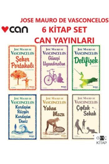 Can Yayınları Jose Mauro De Vasconcelos 6 Kitap Set Şeker Portakalı-güneşi Uyandıralım-delifişek-yaban Muzu