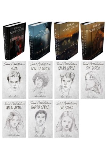 İndigo Kitap Sokak Nöbetçileri 1-2-3-4 Ciltli + Sokak Nöbetçileri Karakter Günlükleri Karton Kapak 7 Kitap Aslı