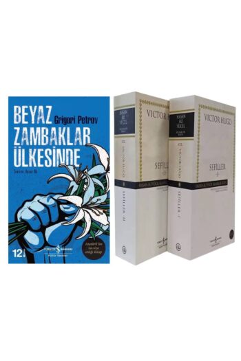 Türkiye İş Bankası Kültür Yayınları Beyaz Zambaklar Ülkesinde - Sefiller 2 Cilt Takım Victor Hugo