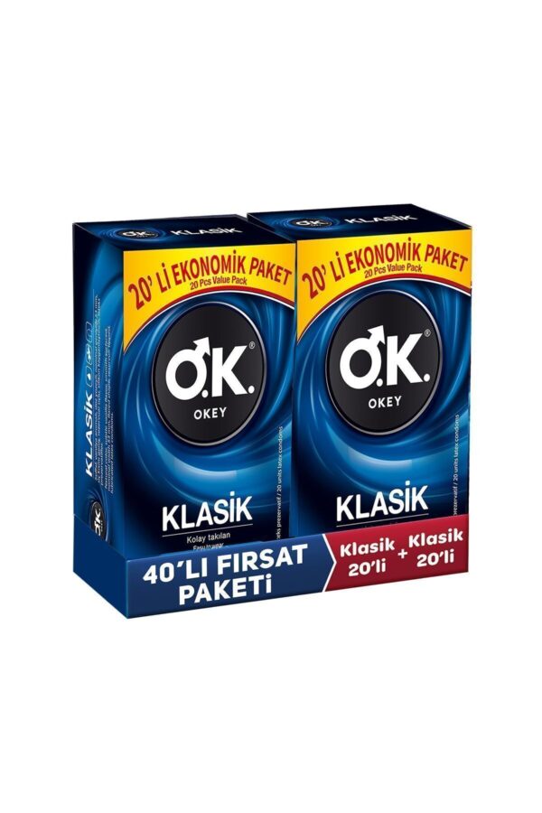 Okey Klasik Ekonomik 40'lı Prezervatif