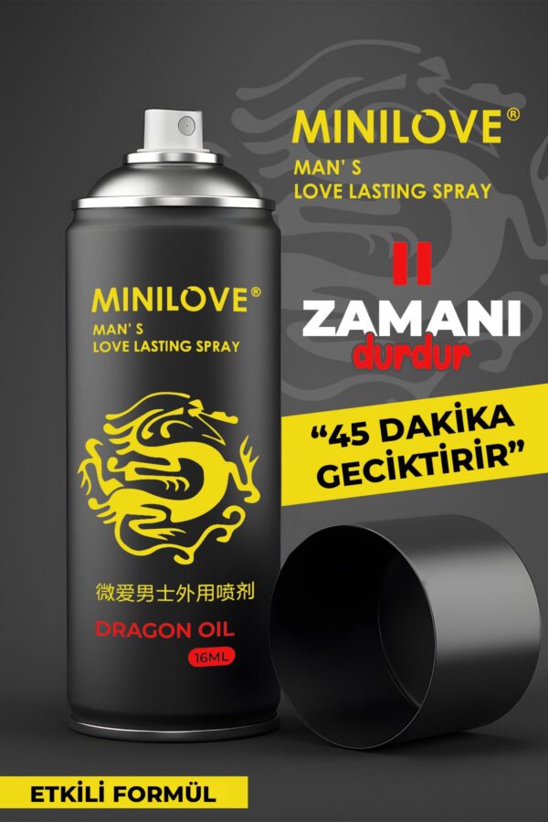 mini love Avrupa'nın Tercihi Geciktiricili Sprey 16ml Etkili Formül Sertleştiricili Geciktirci Sprey