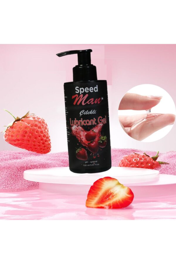 SPEED MAN SpeedMan Çilekli Kayganlaştırıcı Jel 150ml Uzun Süreli Etki Lubricant