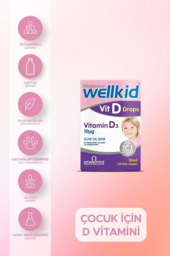 Wellkid 400 IU D3 Vitamini İçeren Damla 30 ml