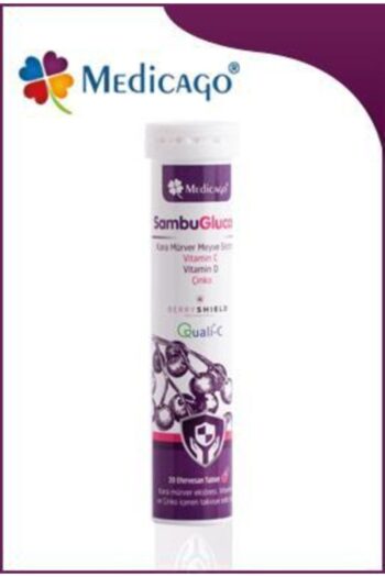 MedicaGo Sambuglucan Kara Mürver Meyve Ekstresi 20 Efervesan Tablet 09-2023