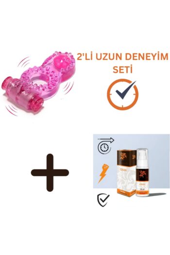Loveross 2'li Longtime Uzun Deneyim Gecikmeye Yardımcı Krem Geciktiriçili1 Ve Klitoris Orgzm Penis Halkası