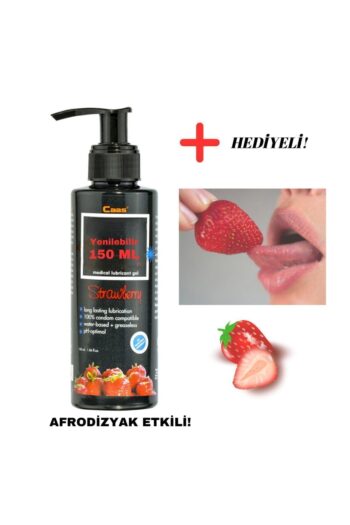 Loveross Çilekli Büyük Uzun Süre Gecikmeye Yardımcı Uyarıcı Oral Anal ve Vajinal Kullanım Kayganlaştırıcı Jel