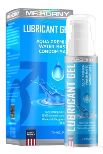Mr.Horny Kayganlaştırıcı Jel Su Bazlı Kondom Uyumlu 75ml Water Based Condom Compatible Lubricant Gel