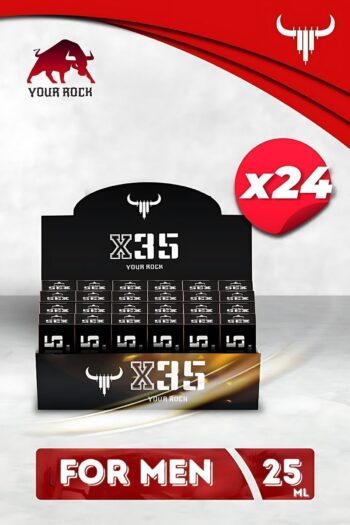 X35 YOUR ROCK Erkek Uzun Deneyim Masaj Sprey - Long Time Massage Sprey Formen 25ml X24 Adet