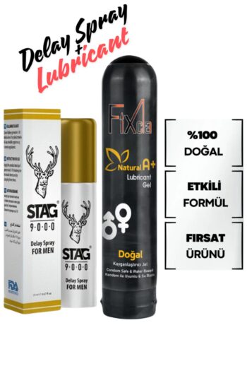 Stag 9000 Sprey & A+ 125 ML Kayganlaştırıcı Uzun Gece Set