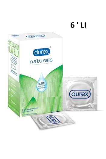 Durex Naturals Doğal Kayganlaştırıcılı Ince Prezervatif 6 'lı