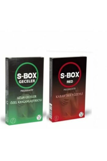 S-Box Prezervatif Seti Red Kabartmalı 12 Li + Uzun Geceler 12 Li