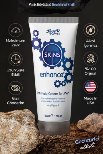 Love Power Skins Enhance Krem: Erkekler Için Doğal Içerikli Ve Penis Geliştirici Krem 50ml