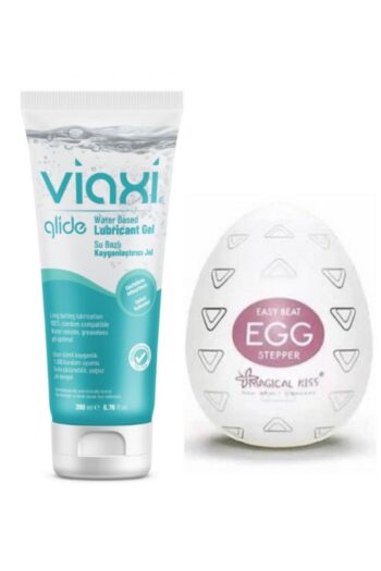Viaxi Ozzy Store Egg Stepper Mastürbatör Ve Glide Kayganlaştırıcı Jel 200 Ml.
