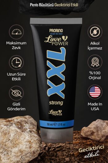Love Power Erkekler İçin Etkili ve Geciktirmeye Yardımcı Penis Kremi, 50 ml - 1 Aylık Etkili Kullanım