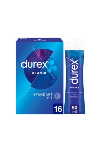 Durex Klasik Kondom 16 Lı Ve Kayganlaştırıcı Jel Hisset 50 ml