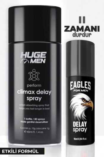 HUGE MEN Geciktirmeye Yardımcı 45ml Sprey ile 16ml Kombini