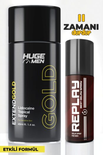HUGE MEN 45ml Geciktiricili Sprey ile 16ml Çözüm