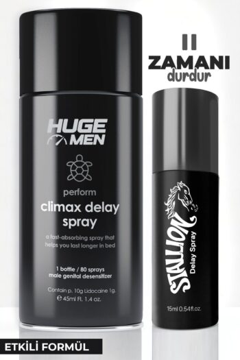 HUGE MEN 45ml Geciktiricili Ürün ve 16ml Çözüm