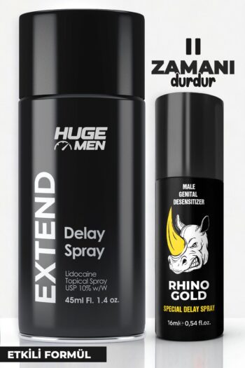HUGE MEN 45ml Geciktiricili Sprey ve 16ml Çözüm