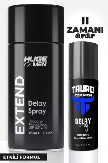 HUGE MEN 45ml Geciktiricili Ürün ve 16ml Çözüm