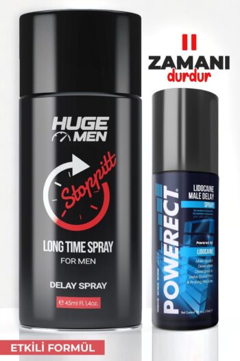 HUGE MEN 45ml Geciktiricili Sprey ile 16ml Ürün Seti