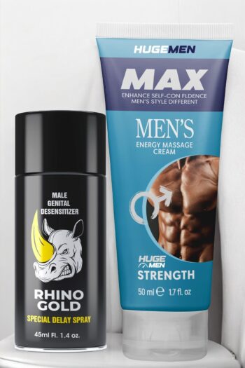HUGE MEN Şimdi Deneyin: 50ml Büyütücülü Krem ve 45ml Geciktiricili Sprey