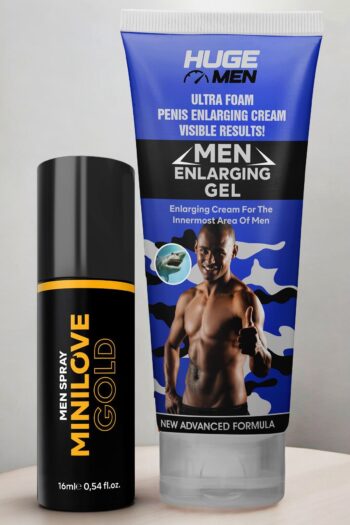 HUGE MEN Hollanda'dan İthal Penis Büyütücülü ve Geciktiricili Etkili 16 ml Sprey