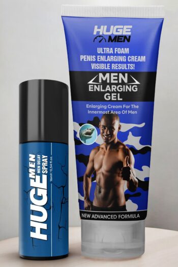 HUGE MEN Amerika'dan İthal Penis Büyütücülü ve Geciktiricili Etkili 16 ml Sprey