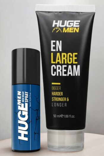 HUGE MEN Süper Set Penis Büyütücülü ve Geciktiricili Etkili 16 ml Sprey