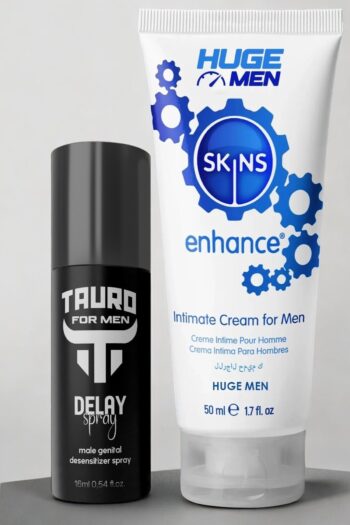 HUGE MEN Muhteşem Set Penis Büyütücülü ve Geciktiricili Etkili 16 ml Sprey