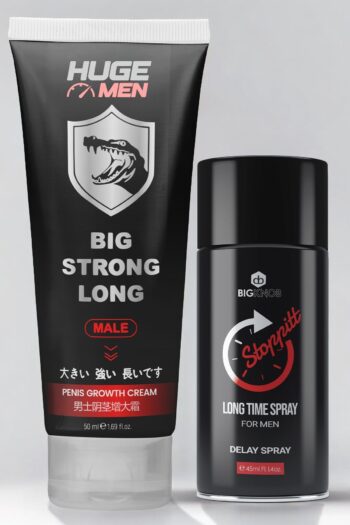HUGE MEN Muhteşem Büyütücülü ve Geciktiricili 50 ml Krem ve sprey 45 Ml