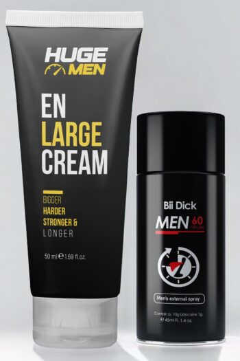 HUGE MEN Muhteşem Büyütücülü ve Geciktiricili 50 ml Krem ve sprey 45 Ml