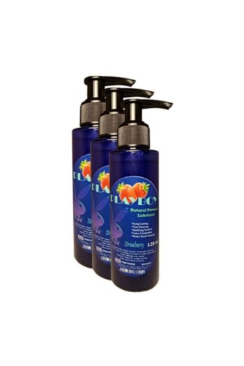 Playboy Strawberry Flavor Natural Personal Lubricant 125ml Çilek Aromalı Kayganlaştırıcı 3 Adet