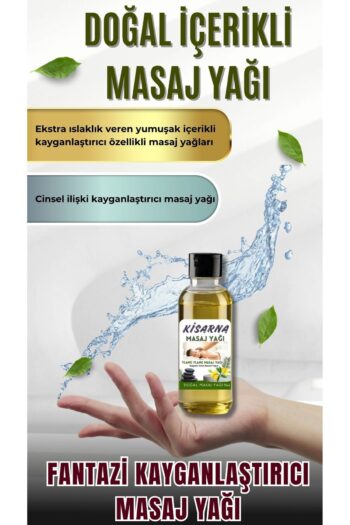 Kisarna Aromalı Masaj Yağı Ylang Ylang Kokulu Aromaterapi Vücut Yağı İlişkide Kayganlaştırıcı Görev Kartlı