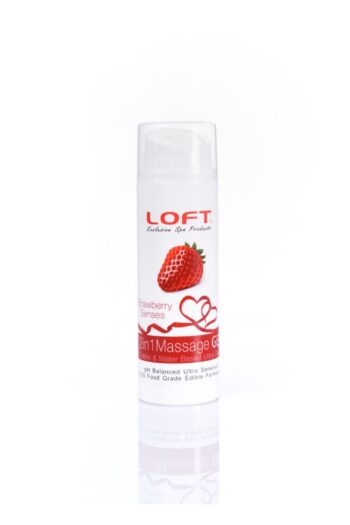 Loft 2 In 1 Sensual Yenilebilir Su Bazlı Masaj Jeli Çilek