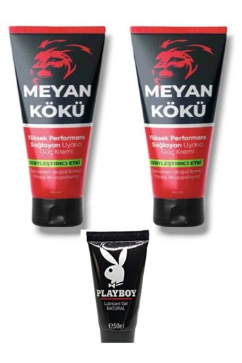 Playboy Jel Meyan Kökü Erkekler Özel Actives Cream 50 ml X 2 Lubricant Kayganlaştırıcı ile
