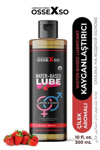 OSSEXSO Su Bazlı Çilek Aromalı Duyusal Haz Verici Hassas Kayganlaştırıcı Jej 300 ml