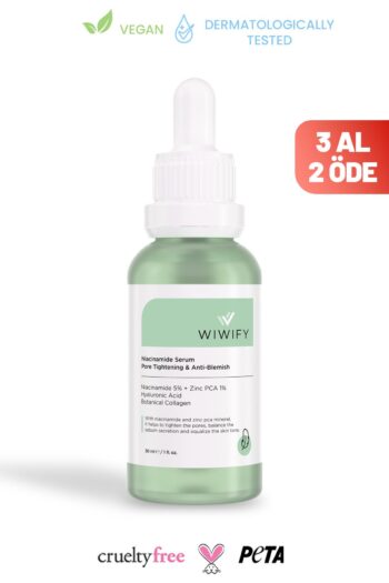 WIWIFY Gözenek Sıkılaştırıcı Anti Akne Ton Eşitleyici Botanikal Kolajen Serum (niacinamide 5%+zınc Pca 1%)