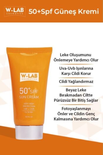 W-Lab Kozmetik Koruyucu 50+Spf  Güneş Kremi 50 ml