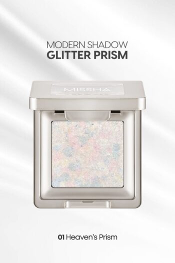Missha Topaklanmayan El Yapımı Holografik Simli Far Modern Shadow Glitter Prism (No.1 Heaven's Prism)